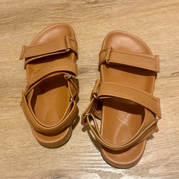 J. Crew Pacific Sandals - size 5, leather with Velcro straps - Picture 2 of 5